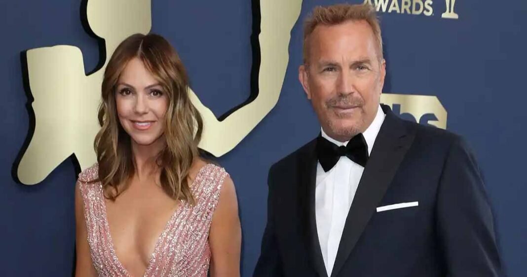 Kevin Costner and Christine Baumgartner