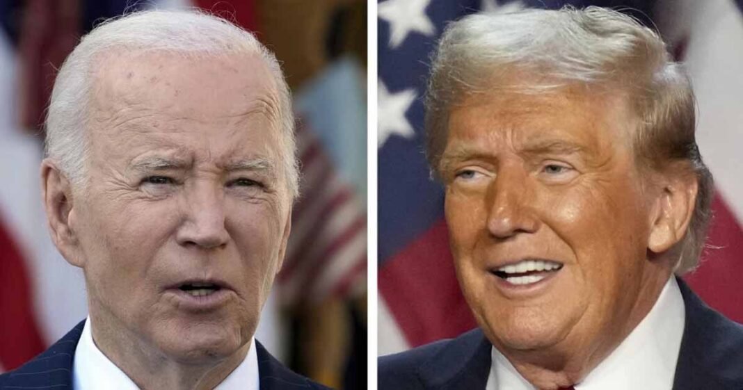 biden and trump